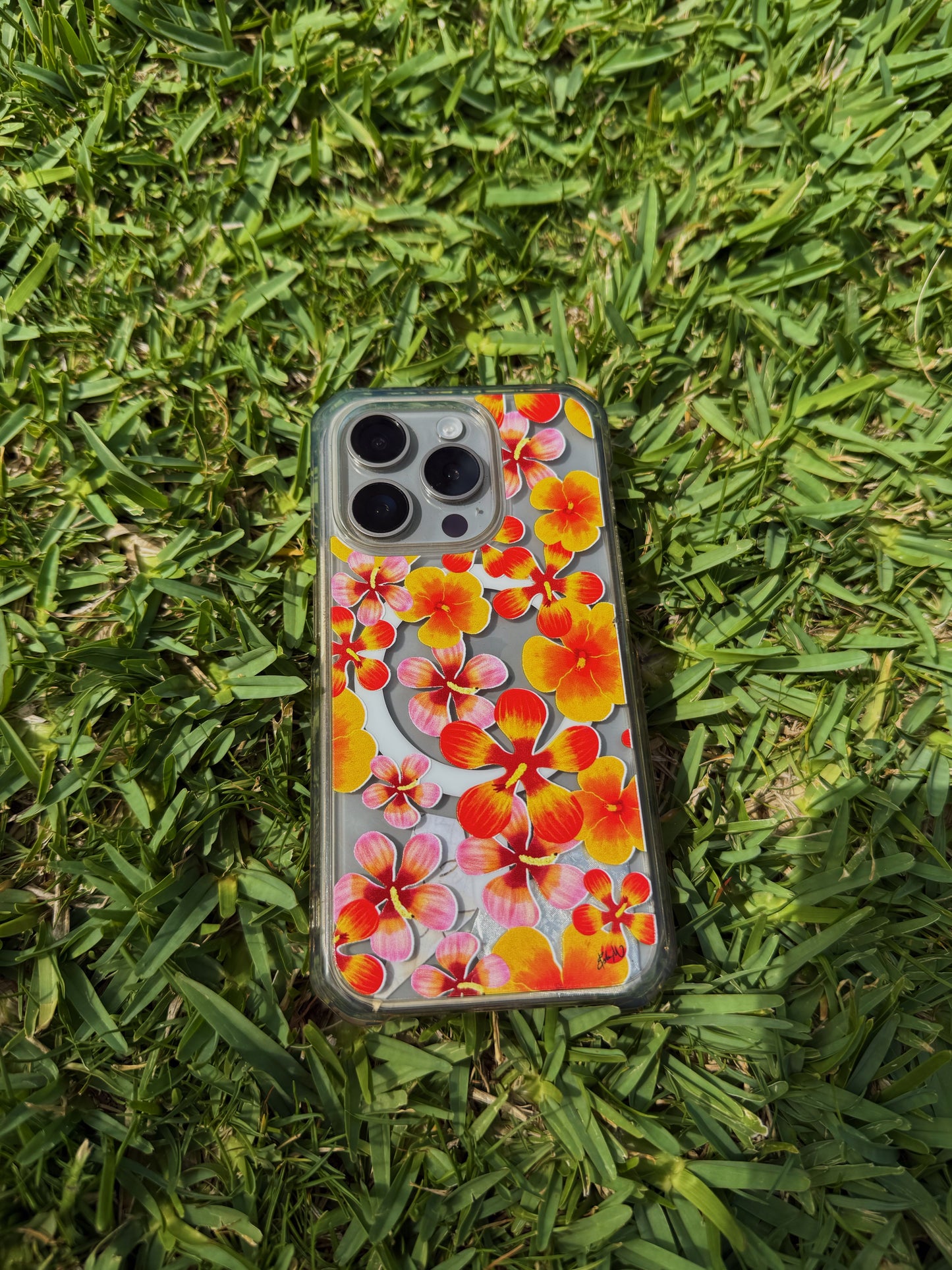 Warm Bloom Clear Phone Case